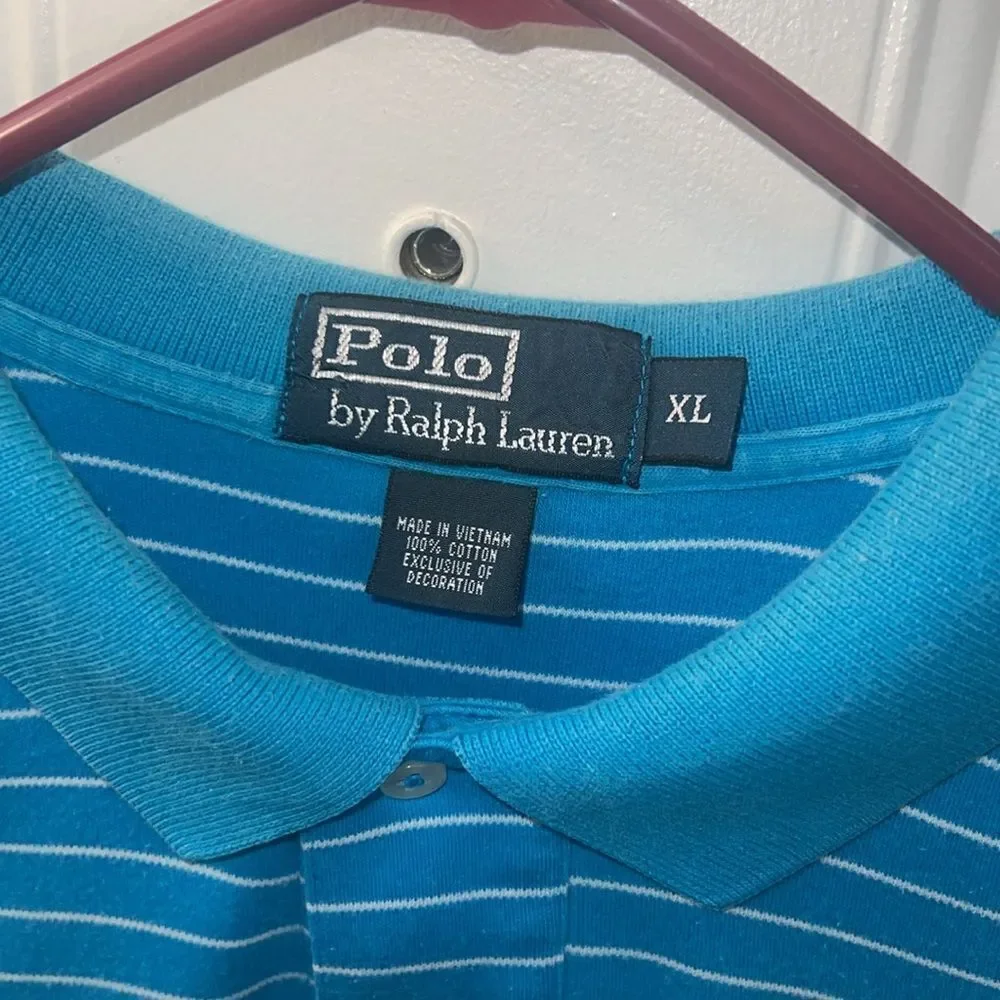 Polo Ralph Lauren shirt blue white